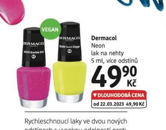 dm drogerie Dermacol lak na nehty nabídka
