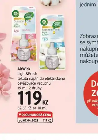 dm drogerie Airwick tekutá náplň nabídka