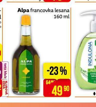 Teta Alpa francovka lesana nabídka