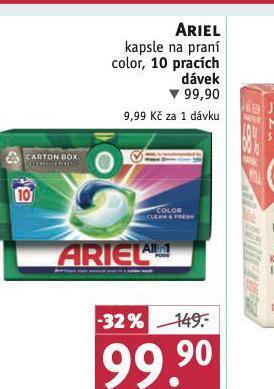 Rossmann Ariel kapsle na praní nabídka