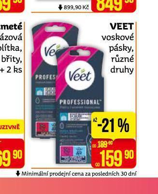 Teta Veet voskové pásky nabídka