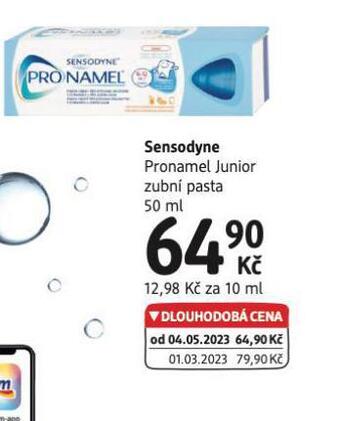 dm drogerie Sensodyne zubní pasta nabídka