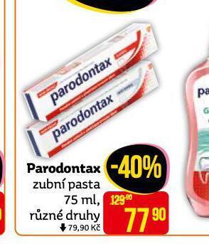 Teta Parodontax zubní pasta nabídka