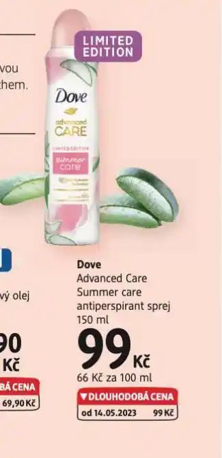 dm drogerie Dove antiperspirant sprej nabídka