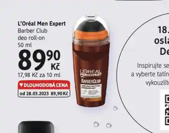dm drogerie Loreal men expert deo roll-on nabídka