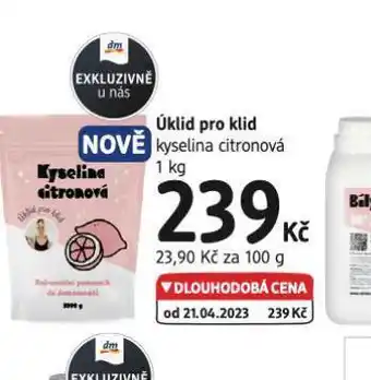 )klid pro klid kyselina citronová