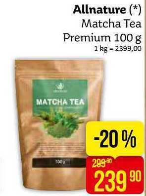 Teta Allnature matcha tea premium 100 g nabídka