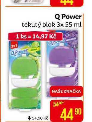 Teta Q power tekutý blok 3x 55 ml nabídka