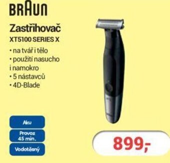 Planeo Elektro BRAUN Zastřihovač XT5100 SERIES X nabídka
