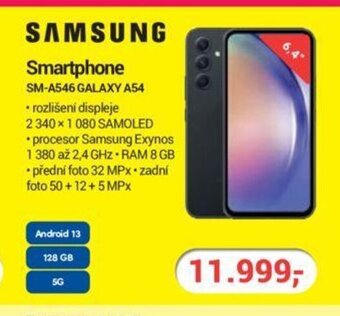 Planeo Elektro SAMSUNG Smartphone SM-A546 GALAXY A54 nabídka