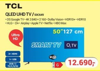 Planeo Elektro TCL QLED UHD TV/50C649 nabídka