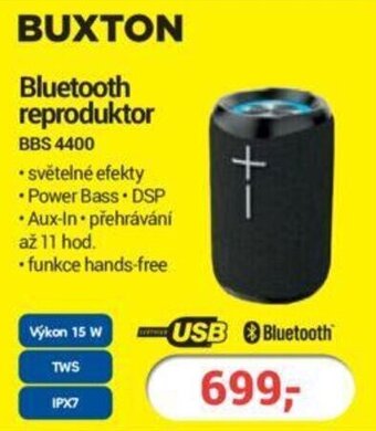 Planeo Elektro BUXTON Bluetooth reproduktor nabídka