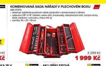 Auto Kelly Kombinovaná sada nářadí v plechovém boxu nabídka
