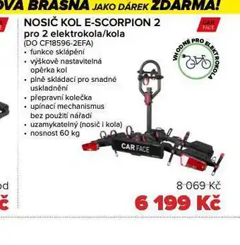 Auto Kelly Nosič kol e-scorpion 2 nabídka
