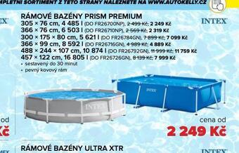 Auto Kelly Rámový bazén prism premium 6503 l nabídka