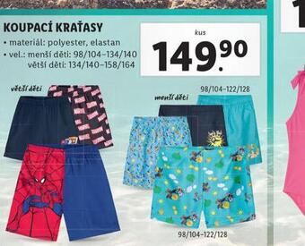 Lidl Koupací šortky nabídka