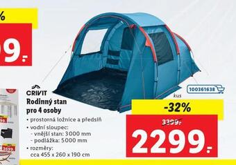 Lidl Rodinný stan pro 4 osoby nabídka
