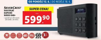Lidl Digitální kapesní rádio dab+ nabídka