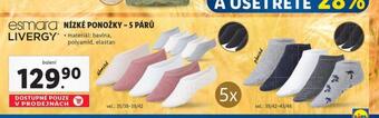 Lidl Nízké ponožky nabídka
