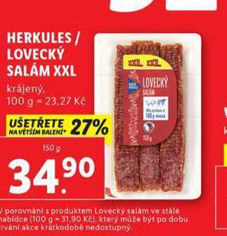 Lidl Herkules nabídka