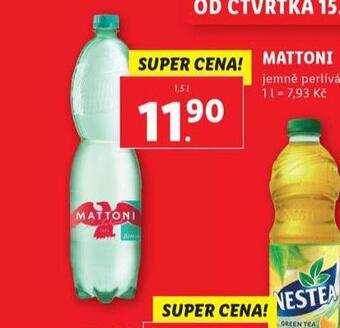 Lidl Mattoni jemně perlivá nabídka