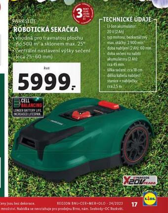 Lidl Robotická sekačka nabídka
