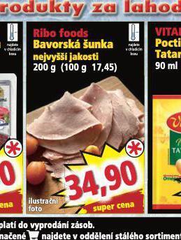 Norma Bavorská šunka nejvyšší jakosti nabídka