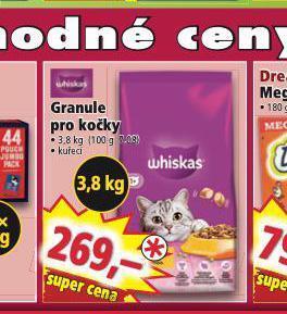Norma Whiskas granule pro kočky nabídka
