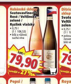 Norma Habánské sklepy svatovavřinecké rosé nabídka