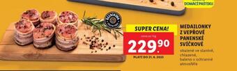 Lidl Medailonky z vepřové panenské svíčkové nabídka