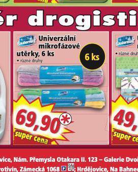Norma Univerzální mikrofázové utěrky nabídka