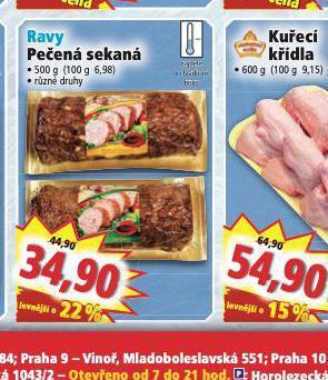 Norma Pečená sekaná nabídka