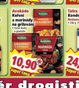 Avokádo koření