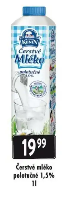 Astur&Qanto Čerstvé mléko polotučné 1,5% 1 l nabídka