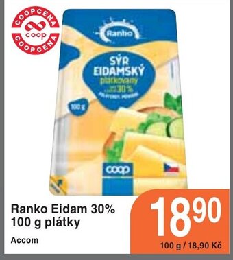 Coop hb Ranko Eidam 30% 100 g plátky nabídka