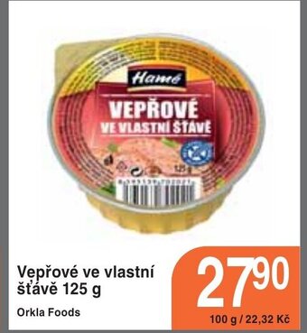 Coop hb Vepřové ve vlastní šťávě 125 g nabídka