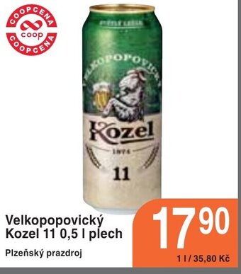 Velkopopovický Kozel 11 0,5 l plech
