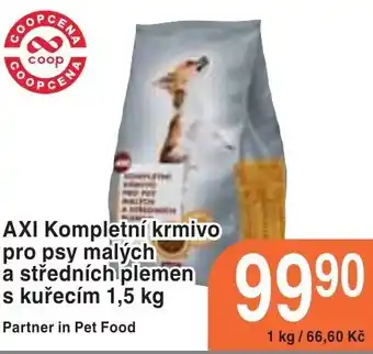 Coop hb AXI Kompletní krmivo pro psy malých a středních plemen s kuřecím 1,5 kg nabídka