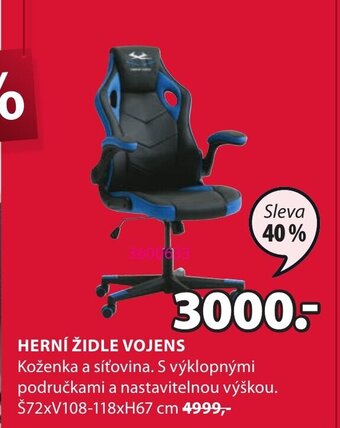 JYSK HERNÍ ŽIDLE VOJENS nabídka