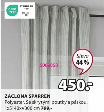 JYSK ZÁCLONA SPARREN nabídka