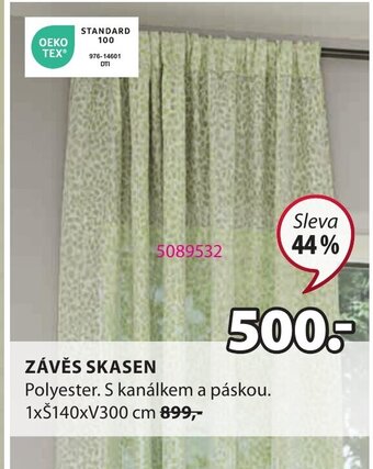 JYSK ZÁVĚS SKASEN nabídka