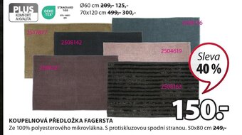 JYSK KOUPELNOVÁ PŘEDLOŽKA FAGERSTA nabídka