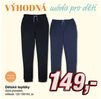Kik Dětské tepláky velikosti: 92-122, za nabídka