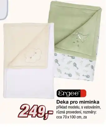 Kik Ergee Deka pro miminka příklad modelu, s vatováním, různá provedení, rozměry: cca 70x100 cm, za nabídka