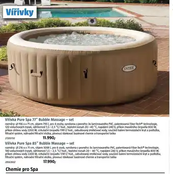 Bauhaus Vířivka Pure Spa 77" Bubble Massage - set nabídka