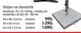 Bauhaus Stojan na slunečník nabídka