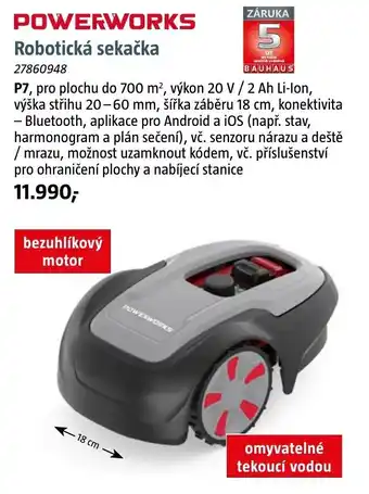 Bauhaus Robotická sekačka nabídka