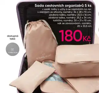 Pepco Sada cestovních organizérů 5 ks nabídka