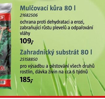 Bauhaus Mulčovací kůra 80 l nabídka