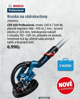 Bauhaus Bruska na sádrokartony nabídka